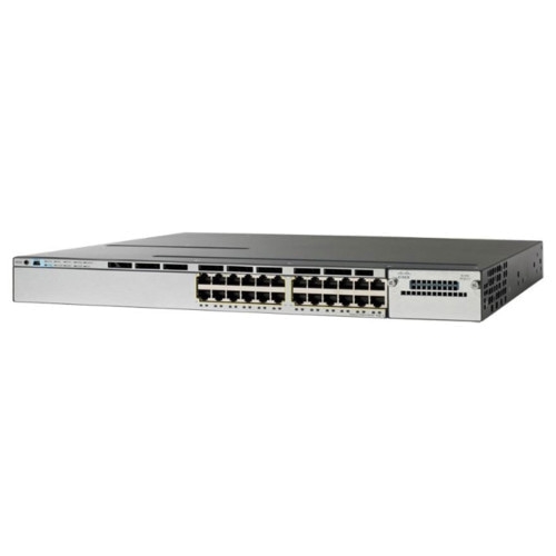 Коммутатор Cisco Catalyst 3850 24T-S WS-C3850R-24T-S (1000 Base-TX (1000 мбит/с), Без SFP портов)