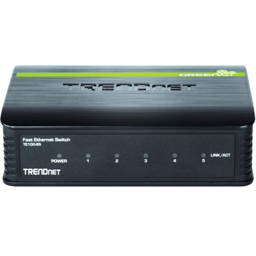 Коммутатор TrendNet TE100-S5 (100 Base-TX (100 мбит/с), Без SFP портов)