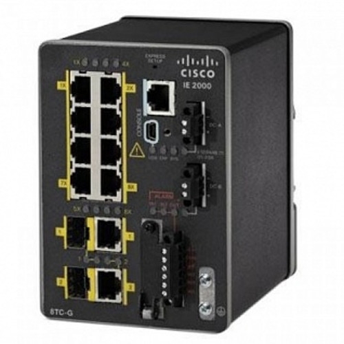 Коммутатор Cisco Industrial Ethernet 2000 IE-2000-8TC-G-B (100 Base-TX (100 мбит/с), Без SFP портов)