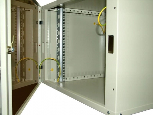 Шкаф настенный Alpha 9U, 440x600x450 мм, серый