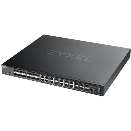 Коммутатор Zyxel XS3800-28 XS3800-28-ZZ0101F (10 GBase-T (10000 мбит/с), 16 SFP портов)