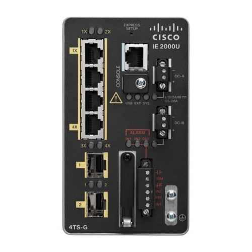Коммутатор Cisco IE-2000-4TS-G-L (100 Base-TX (100 мбит/с), 2 SFP порта)