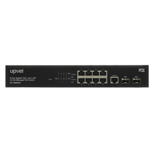 Коммутатор UPVEL UP-309GEW (1000 Base-TX (1000 мбит/с), 2 SFP порта)