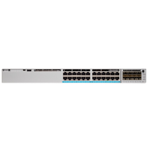 Коммутатор Cisco C9300-24S-E (Без LAN портов, 24 SFP порта)