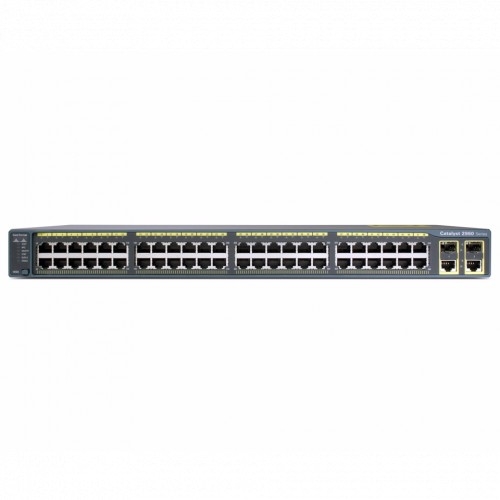 Коммутатор Cisco Catalyst 2960 Plus WS-C2960R+48PST-L (100 Base-TX (100 мбит/с), 2 SFP порта)