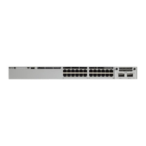 Коммутатор Cisco Catalyst C9300L-24T-4X-E (1000 Base-TX (1000 мбит/с), 4 SFP порта)