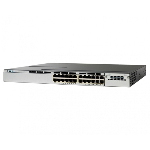 Коммутатор Cisco Catalyst 3750X WS-C3750X-24P-L (1000 Base-TX (1000 мбит/с), Без SFP портов)