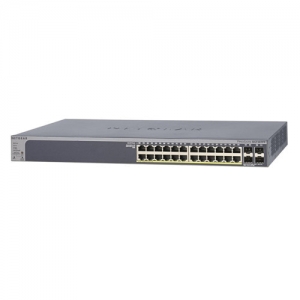 Коммутатор NETGEAR GS728TPP-100EUS (1000 Base-TX (1000 мбит/с), 4 SFP порта)