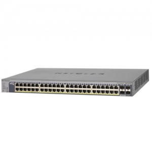 Коммутатор NETGEAR GS752TP-100EUS (1000 Base-TX (1000 мбит/с), 4 SFP порта)