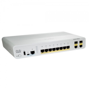 Коммутатор Cisco Catalyst 2960C WS-C2960C-8PC-L (100 Base-TX (100 мбит/с), 2 SFP порта)