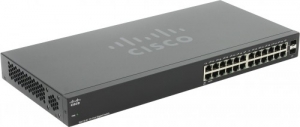 Коммутатор Cisco SG110-24 SG110-24-EU (1000 Base-TX (1000 мбит/с), 2 SFP порта)