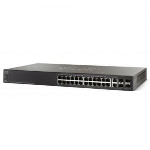 Коммутатор Cisco Small Business SG500-28MPP SG500-28MPP-K9-G5 (1000 Base-TX (1000 мбит/с), 2 SFP порта)