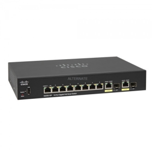 Коммутатор Cisco SF352-08MP-K9-EU (100 Base-TX (100 мбит/с), Без SFP портов)