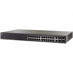 Коммутатор Cisco SG500-28P SG500-28P-K9-G5 (1000 Base-TX (1000 мбит/с))