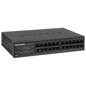 Коммутатор NETGEAR GS324-100EUS (1000 Base-TX (1000 мбит/с), Без SFP портов)