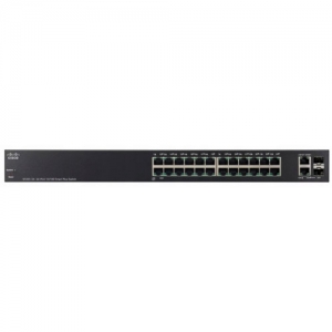 Коммутатор Cisco Small Business SF220-24 SF220-24-K9-EU (100 Base-TX (100 мбит/с), 2 SFP порта)