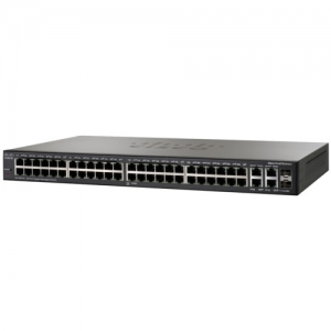 Коммутатор Cisco Small Business SG300-52 SRW2048-K9-EU (1000 Base-TX (1000 мбит/с), 2 SFP порта)