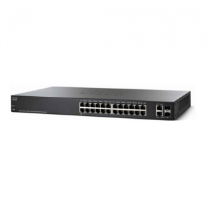 Коммутатор Cisco SG250X-24-K9-EU (1000 Base-TX (1000 мбит/с), 2 SFP порта)