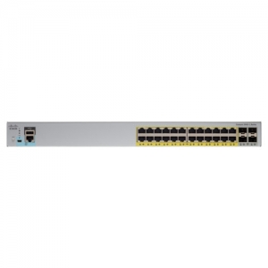 Коммутатор Cisco Catalyst 2960L 24TS-LL WS-C2960L-24TS-LL (1000 Base-TX (1000 мбит/с), 4 SFP порта)