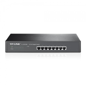 Коммутатор TP-Link TL-SG1008PE(UN) (1000 Base-TX (1000 мбит/с), Без SFP портов)