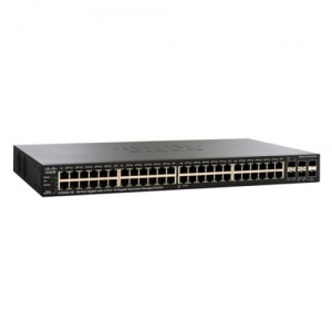 Коммутатор Cisco SG550X-48MP SG550X-48MP-K9-EU (1000 Base-TX (1000 мбит/с), 2 SFP порта)