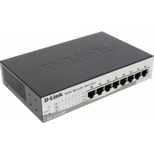 Коммутатор D-link DES-1210-08P/C2A (100 Base-TX (100 мбит/с), Без SFP портов)