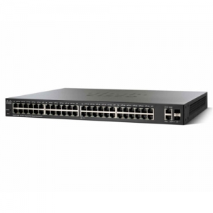 Коммутатор Cisco Small Business SG220-50P SG220-50P-K9-EU (1000 Base-TX (1000 мбит/с), 2 SFP порта)