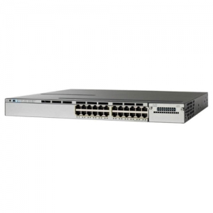 Коммутатор Cisco Catalyst 3850 24P-S WS-C3850-24P-S (1000 Base-TX (1000 мбит/с), Без SFP портов)