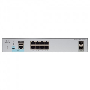 Коммутатор Cisco WS-C2960L-8PS-LL (1000 Base-TX (1000 мбит/с), 2 SFP порта)