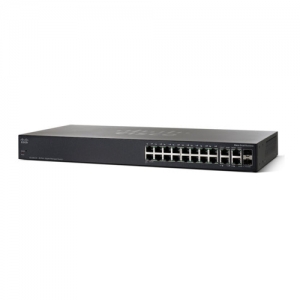 Коммутатор Cisco SG350-20 20-port SG350-20-K9-EU (1000 Base-TX (1000 мбит/с), 2 SFP порта)