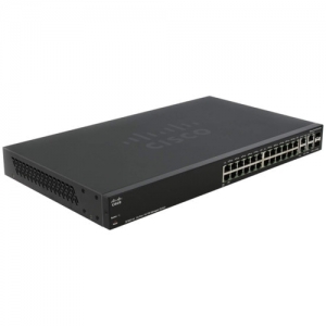 Коммутатор Cisco SF350-24MP-K9-EU (100 Base-TX (100 мбит/с), 2 SFP порта)