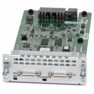 Аксессуар для сетевого оборудования Cisco 2-Port Serial WAN Interface card NIM-2T= (Модуль)