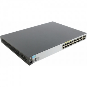 Коммутатор HPE 2530-24G-PoE J9773A (1000 Base-TX (1000 мбит/с), 4 SFP порта)