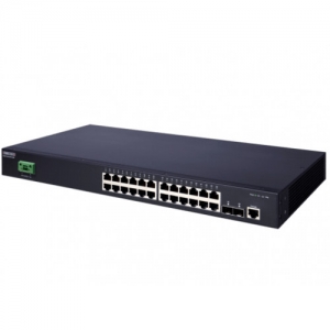 Коммутатор Edge-corE ECS4100-26TX-ME (Без LAN портов, 24 SFP порта)