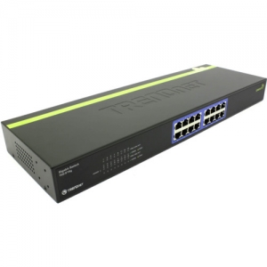 Коммутатор TrendNet TEG-S16g RTL (1000 Base-TX (1000 мбит/с), Без SFP портов)