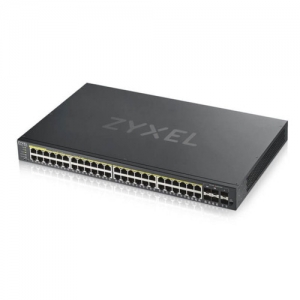 Коммутатор Zyxel GS192048HPV2-EU0101F (1000 Base-TX (1000 мбит/с), 6 SFP портов)