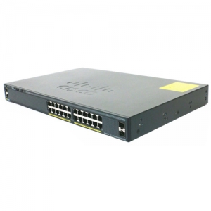 Коммутатор Cisco Catalyst 2960X-24TS-LL Switch WS-C2960X-24TS-LL (1000 Base-TX (1000 мбит/с), 2 SFP порта)