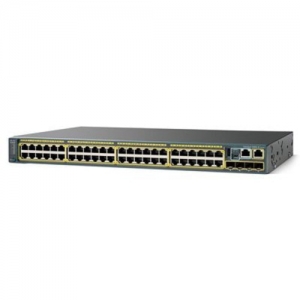 Коммутатор Cisco Catalyst 2960-X WS-C2960RX-48LPS-L (1000 Base-TX (1000 мбит/с), 4 SFP порта)