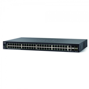 Коммутатор Cisco SG350X-48-K9-EU (1000 Base-TX (1000 мбит/с), 2 SFP порта)