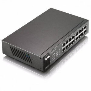 Коммутатор Zyxel ES1100-16P ES1100-16P-EU0102F (100 Base-TX (100 мбит/с), Без SFP портов)