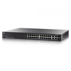 Коммутатор Cisco Small Business SG300-28MP SG300-28MP-K9-EU (1000 Base-TX (1000 мбит/с))