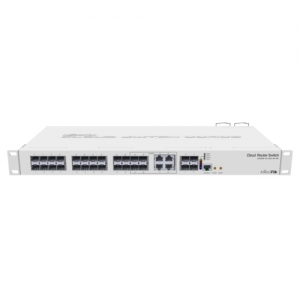 Коммутатор Mikrotik 20PORT SFP 4SFP+ CRS328-4C-20S-4S+RM (Без LAN портов, 20 SFP портов)