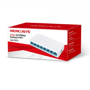 Коммутатор Mercusys MS108 (100 Base-TX (100 мбит/с), Без SFP портов)