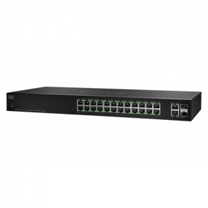 Коммутатор Cisco SF112-24-EU (100 Base-TX (100 мбит/с), 2 SFP порта)