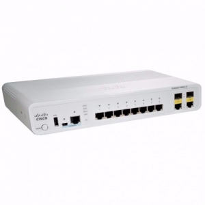Коммутатор Cisco Catalyst 2960-CX WS-C2960CX-8PC-L (1000 Base-TX (1000 мбит/с), 2 SFP порта)