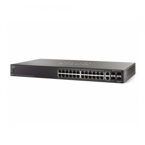 Коммутатор Cisco SF500-24P SF500-24P-K9-G5 (100 Base-TX (100 мбит/с))