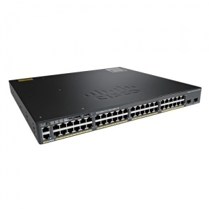 Коммутатор Cisco Catalyst 2960-XR 48LPD-I WS-C2960XR-48LPD-I (1000 Base-TX (1000 мбит/с), 2 SFP порта)