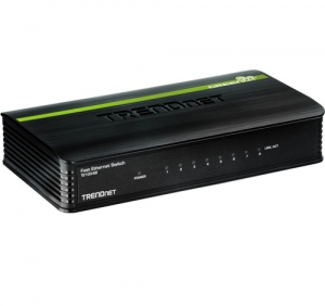 Коммутатор TrendNet TE100-S8 (100 Base-TX (100 мбит/с), Без SFP портов)