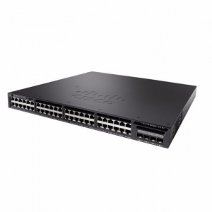 Коммутатор Cisco Catalyst 3650 24TD-S WS-C3650-24TD-S (1000 Base-TX (1000 мбит/с), 4 SFP порта)