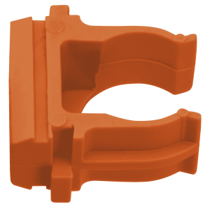 Крепеж-клипса оранжевая d16мм  (10шт.) EKF